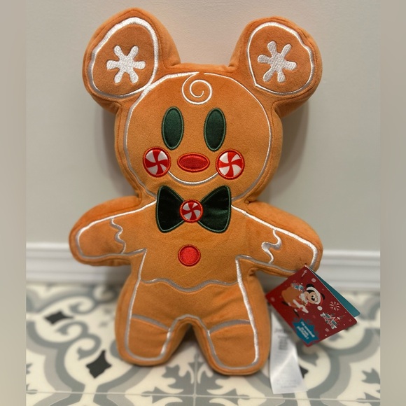 Disney Other - Disney Mickey Mouse Gingerbread Scented Plush 2020 12'' NWT